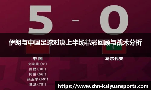 伊朗与中国足球对决上半场精彩回顾与战术分析